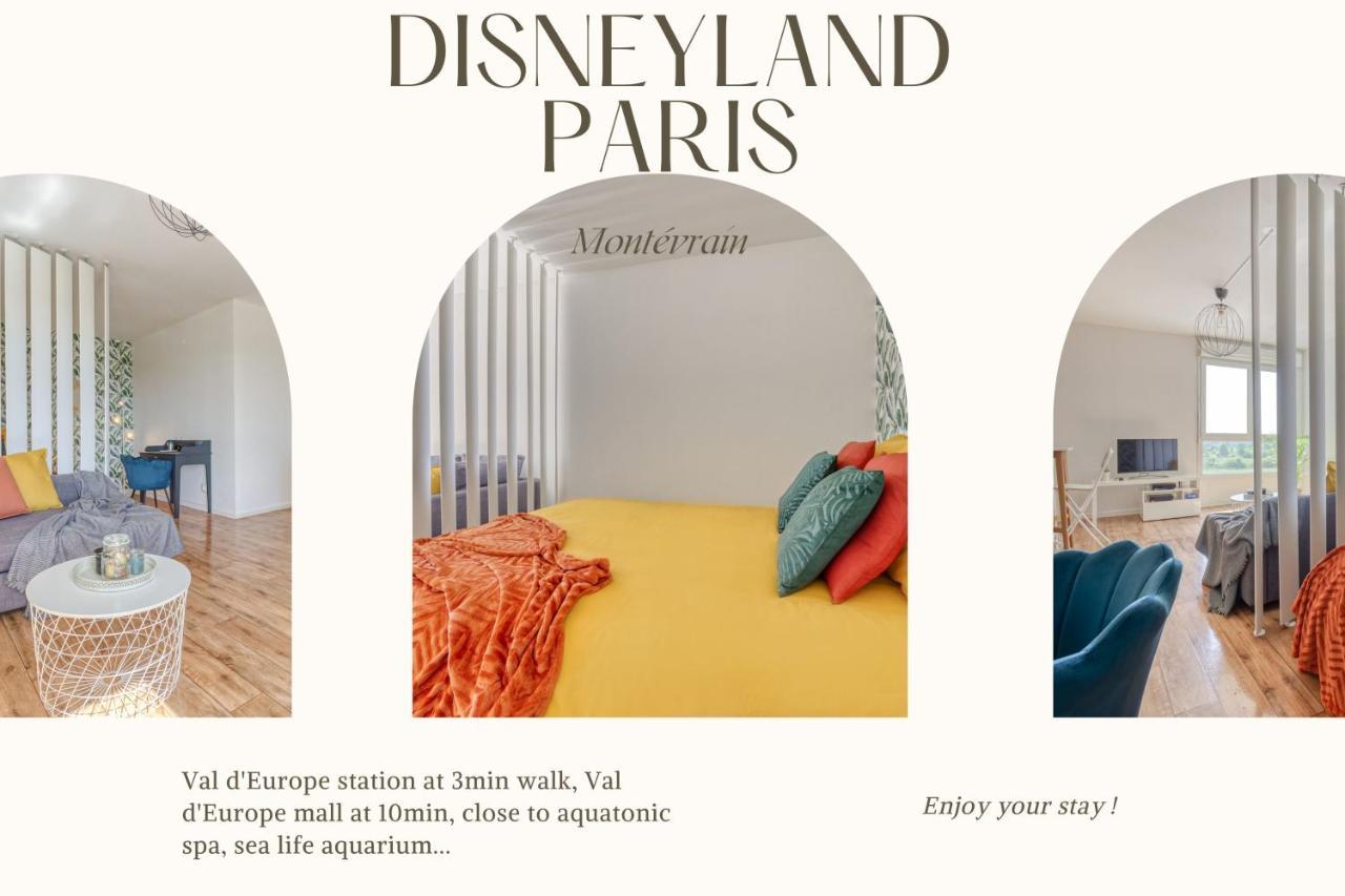 Grand Studio Disney, Queen Size, Coffee, Wifi Монтеврен Екстер'єр фото